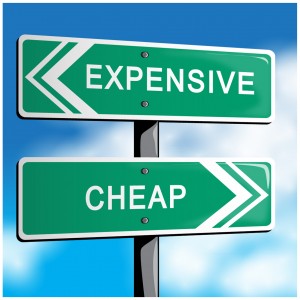 expensive vs cheap